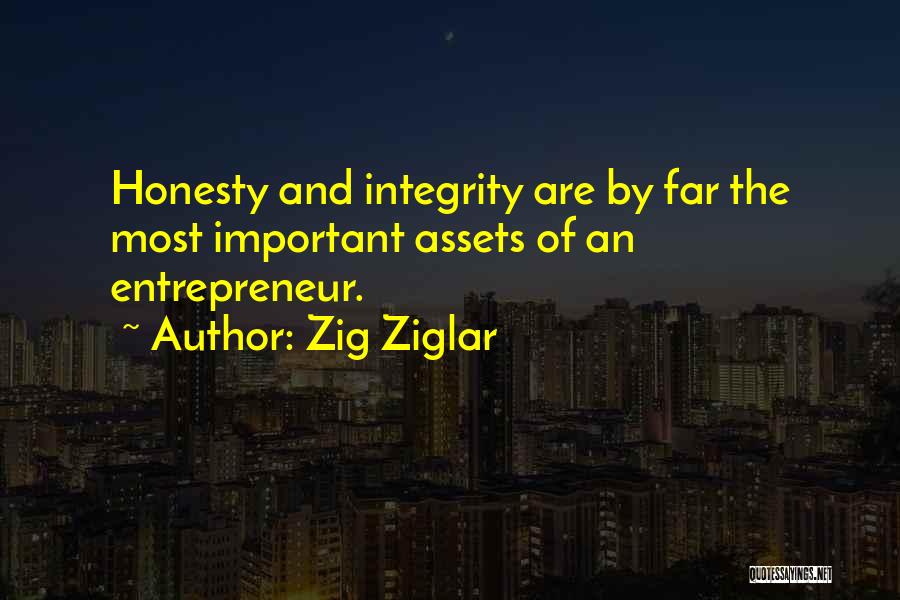 Integrity And Honesty Quotes By Zig Ziglar