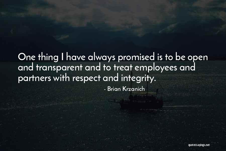 Integrity And Respect Quotes By Brian Krzanich Integrity And Respect Quotes By Brian Krzanich