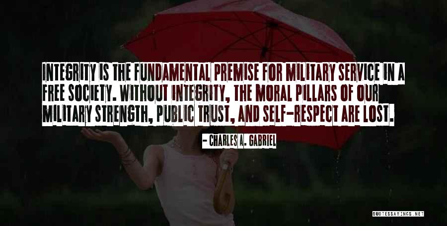 Integrity And Respect Quotes By Charles A. Gabriel Integrity And Respect Quotes By Charles A. Gabriel