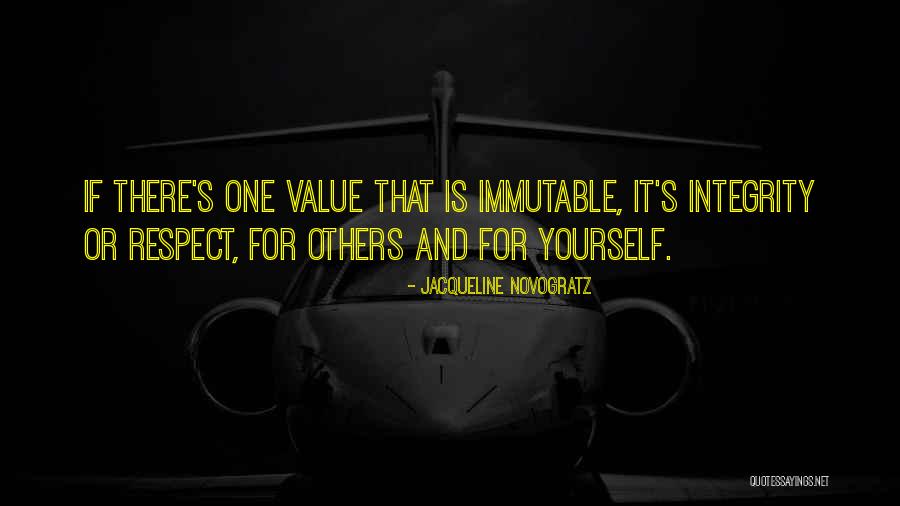 Integrity And Respect Quotes By Jacqueline Novogratz Integrity And Respect Quotes By Jacqueline Novogratz