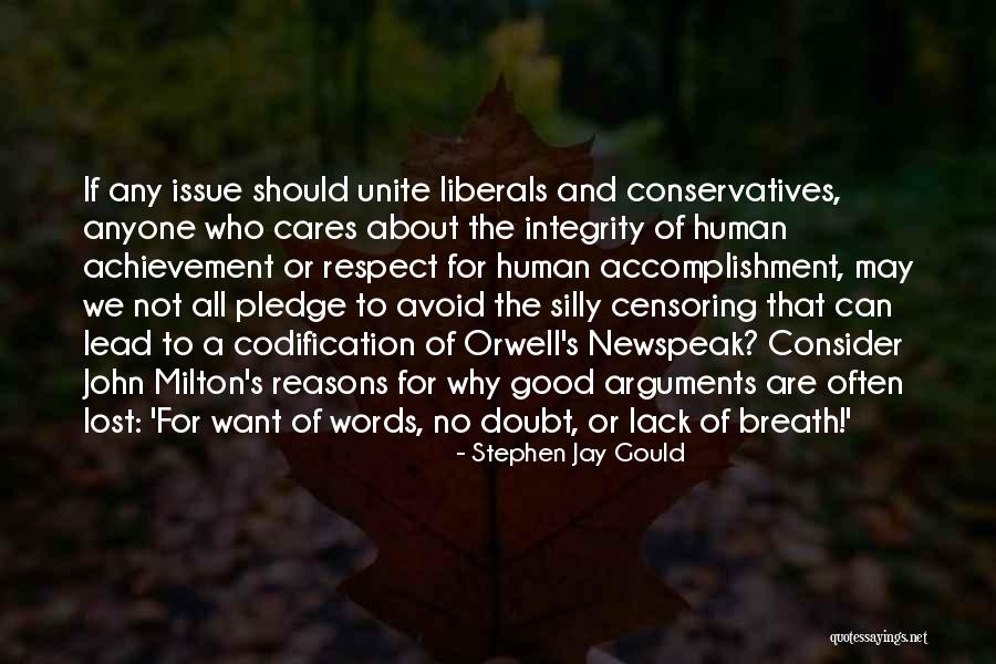 Integrity And Respect Quotes By Stephen Jay Gould Integrity And Respect Quotes By Stephen Jay Gould