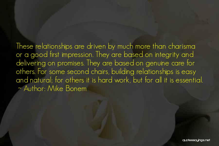 Integrity In Relationships Quotes By Mike Bonem