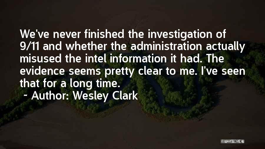 Intel Quotes By Wesley Clark