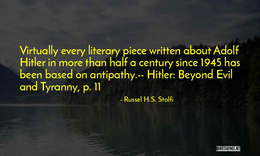 Intelektwal Quotes By Russel H.S. Stolfi Intelektwal Quotes By Russel H.S. Stolfi