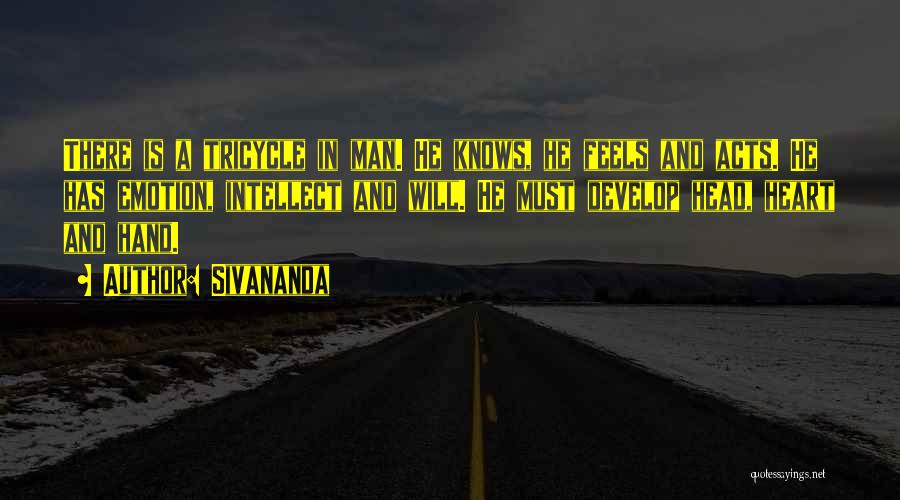 Intellect And Emotion Quotes By Sivananda