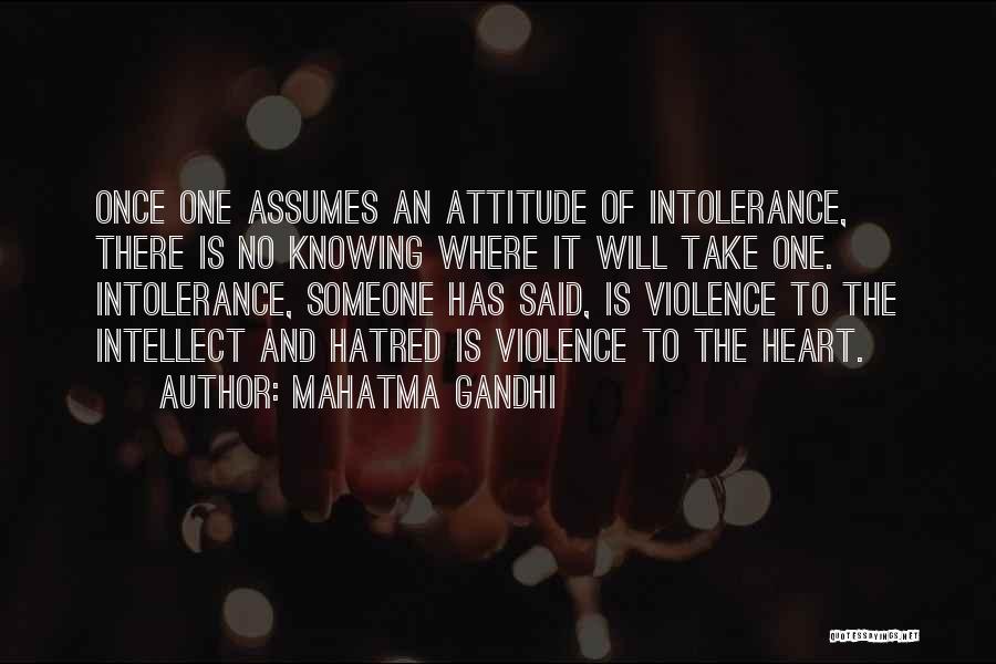 Intellect And Will Quotes By Mahatma Gandhi