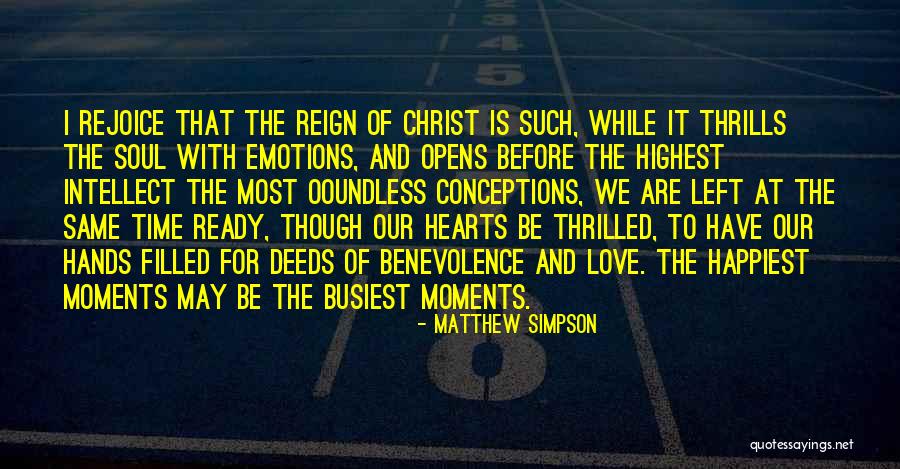 Intellect Heart Quotes By Matthew Simpson Intellect Heart Quotes By Matthew Simpson