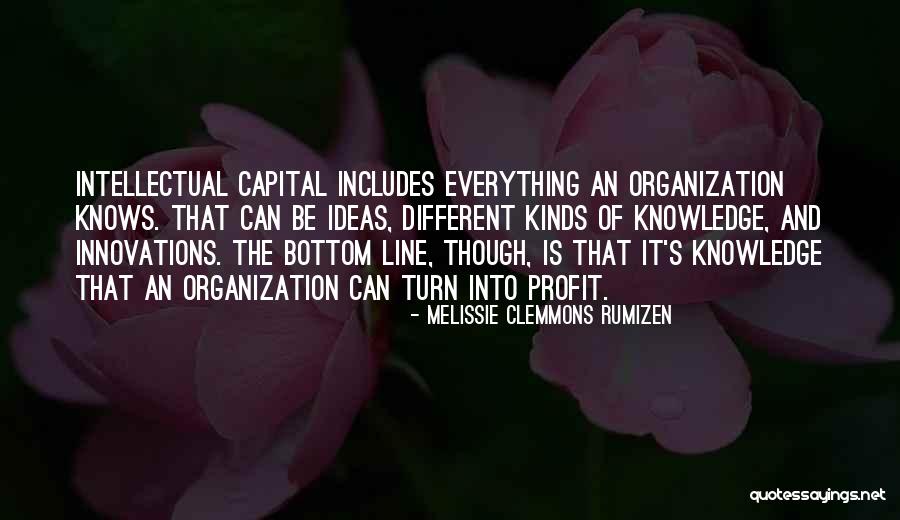 Intellectual Capital Quotes By Melissie Clemmons Rumizen