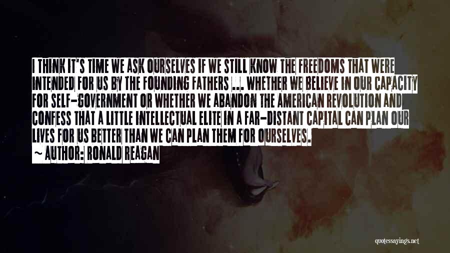 Intellectual Capital Quotes By Ronald Reagan