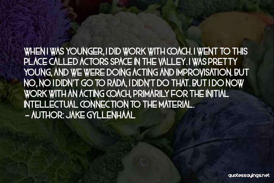 Intellectual Connection Quotes By Jake Gyllenhaal