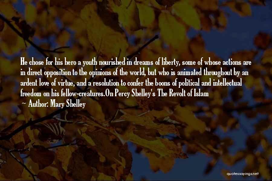 Intellectual Freedom Quotes By Mary Shelley