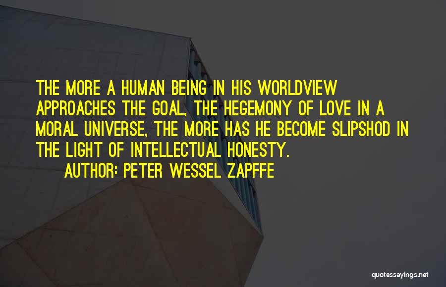 Intellectual Honesty Quotes By Peter Wessel Zapffe