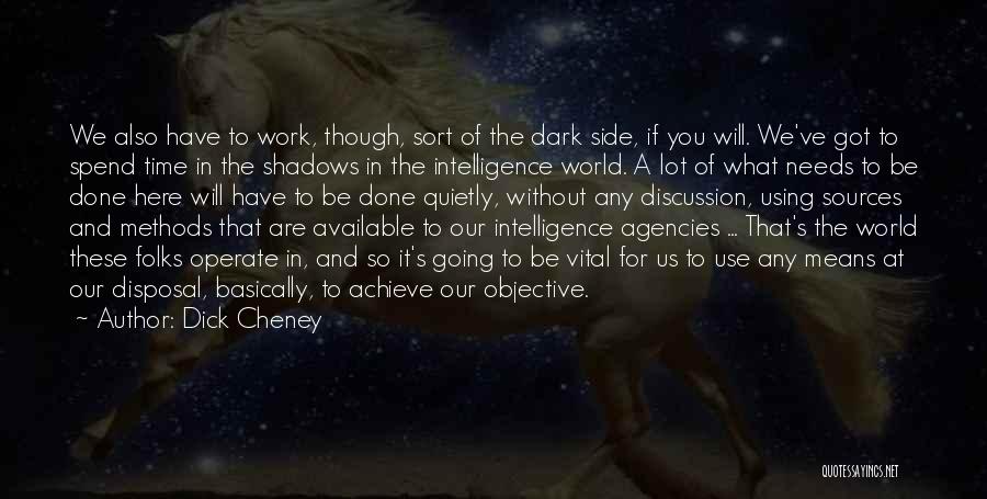 Intelligence Agencies Quotes By Dick Cheney