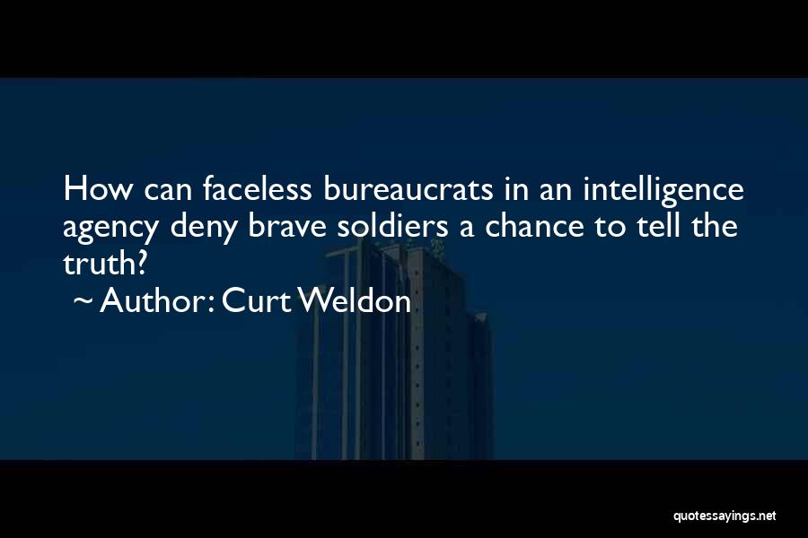 Intelligence Agency Quotes By Curt Weldon