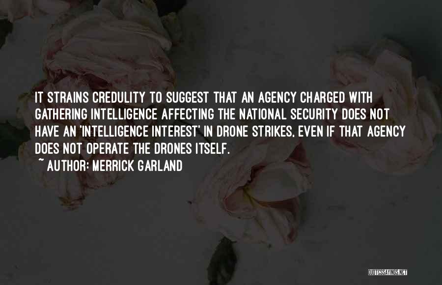 Intelligence Agency Quotes By Merrick Garland