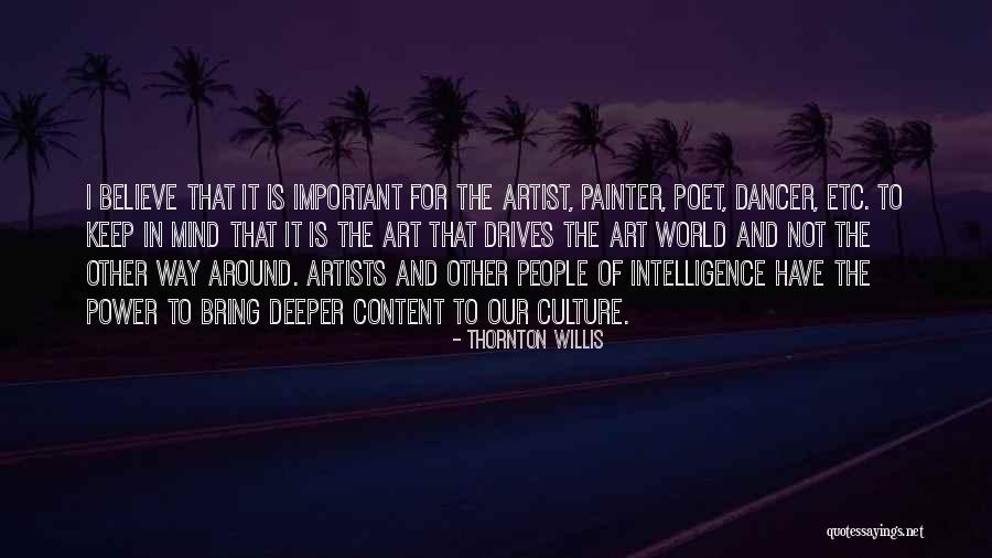 Intelligence And Power Quotes By Thornton Willis Intelligence And Power Quotes By Thornton Willis