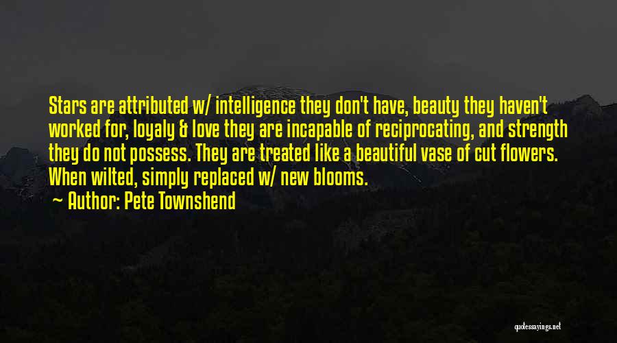 Intelligence And Strength Quotes By Pete Townshend