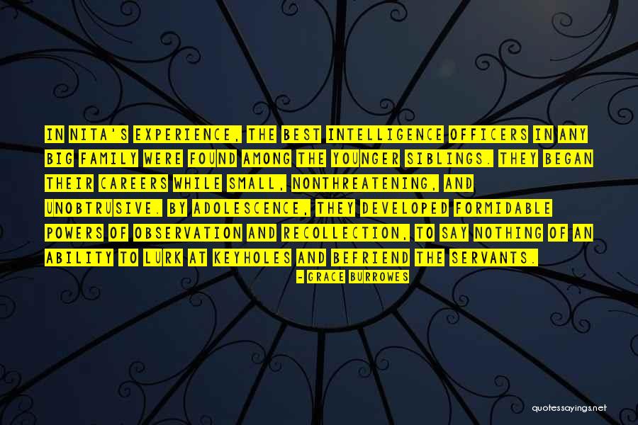 Intelligence Officers Quotes By Grace Burrowes