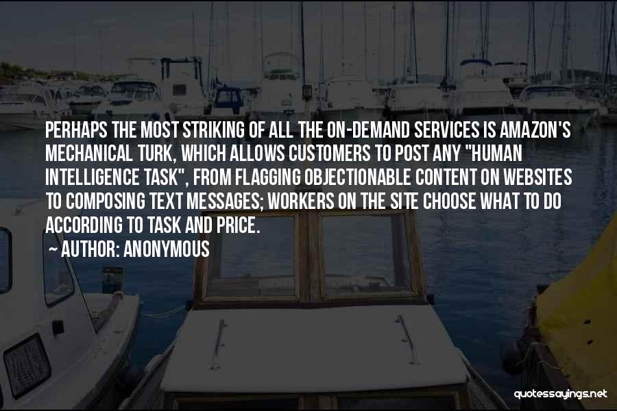 Intelligence Services Quotes By Anonymous