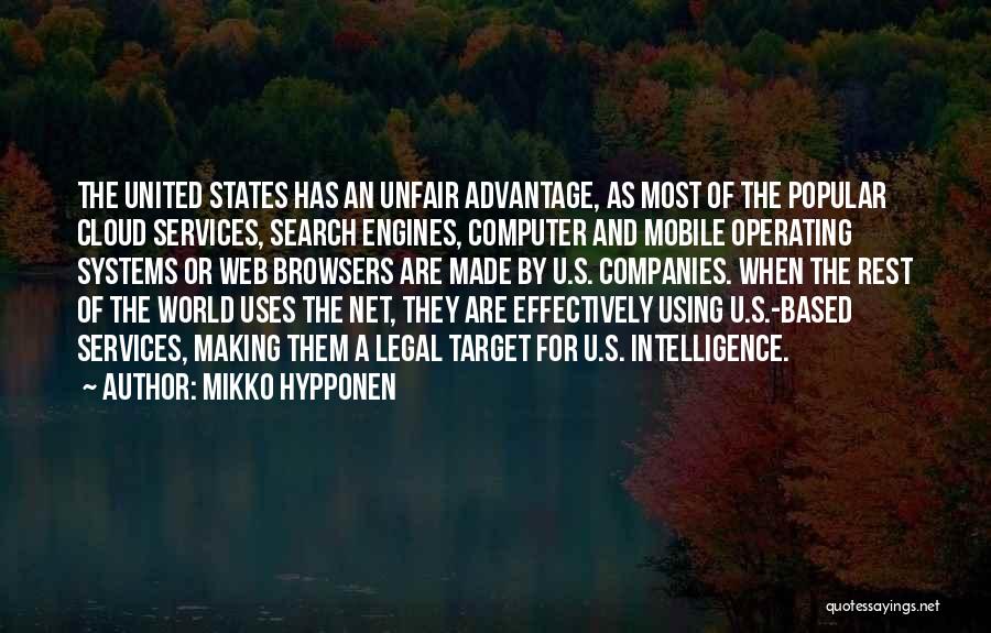 Intelligence Services Quotes By Mikko Hypponen