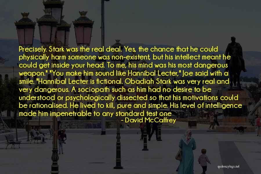 Intelligence Test Quotes By David McCaffrey Intelligence Test Quotes By David McCaffrey