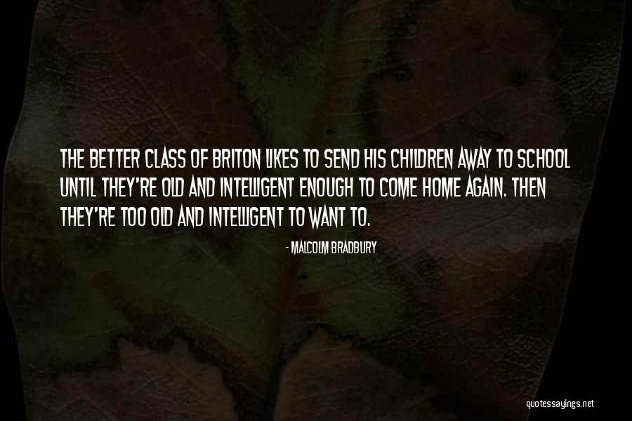 Intelligent Children Quotes By Malcolm Bradbury Intelligent Children Quotes By Malcolm Bradbury