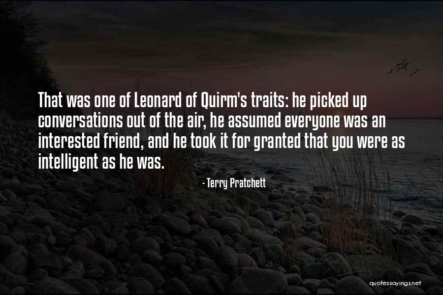 Intelligent Conversations Quotes By Terry Pratchett Intelligent Conversations Quotes By Terry Pratchett