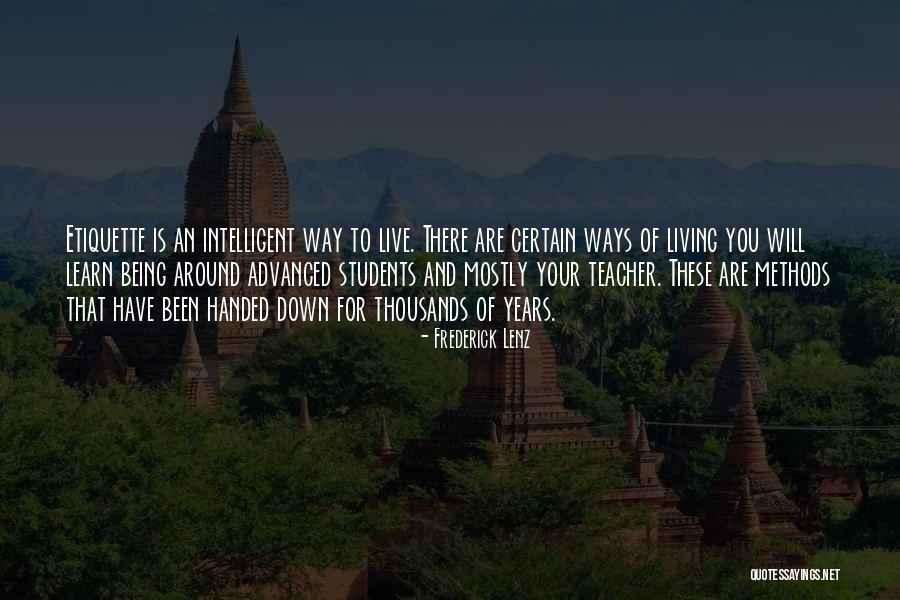 Intelligent Living Quotes By Frederick Lenz Intelligent Living Quotes By Frederick Lenz