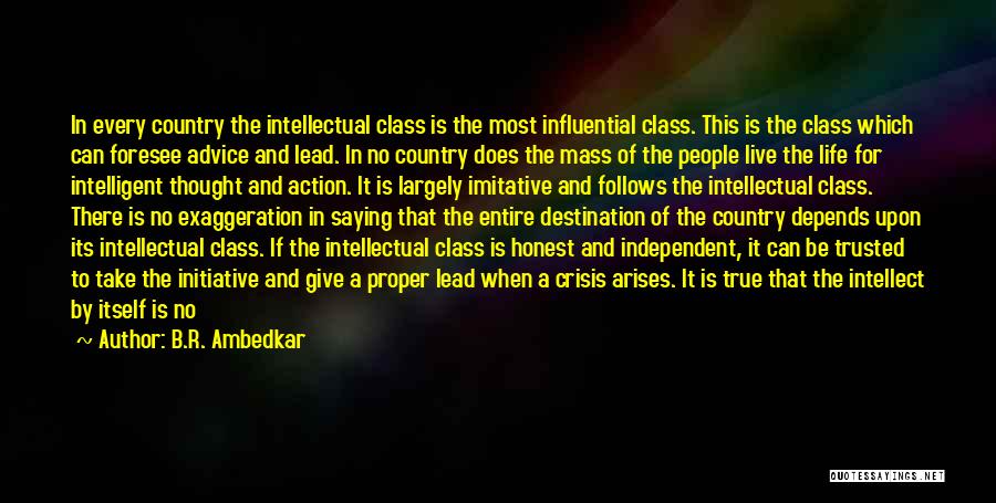 Intelligent Person Quotes By B.R. Ambedkar