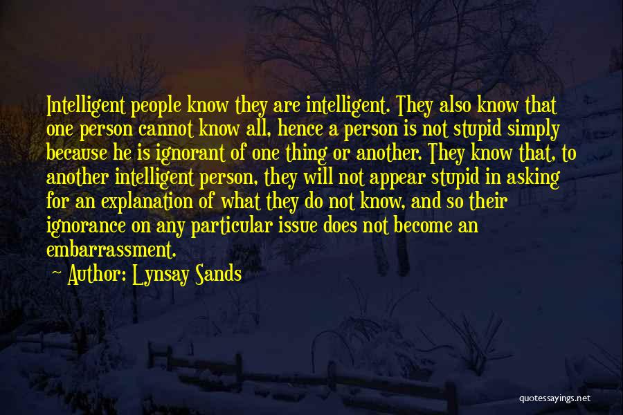 Intelligent Person Quotes By Lynsay Sands