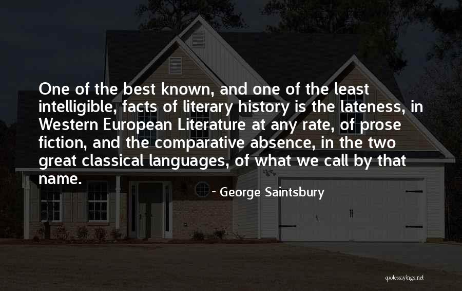 Intelligible Quotes By George Saintsbury Intelligible Quotes By George Saintsbury