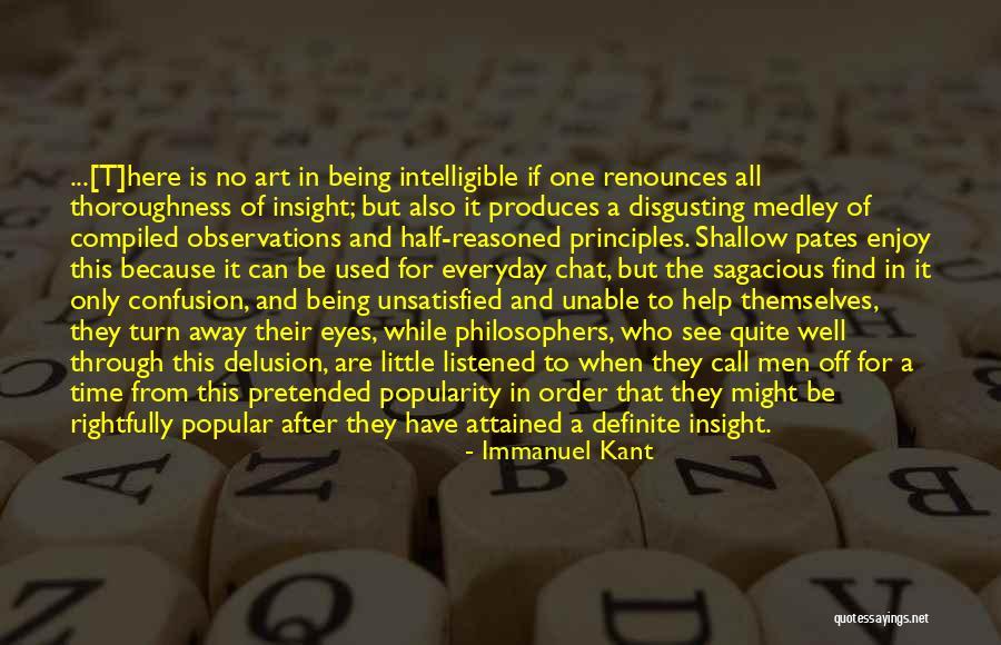 Intelligible Quotes By Immanuel Kant