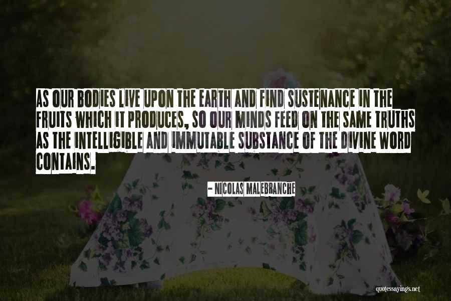 Intelligible Quotes By Nicolas Malebranche