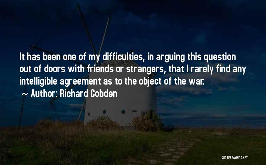 Intelligible Quotes By Richard Cobden