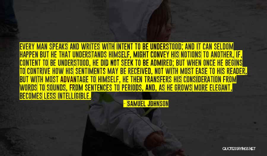 Intelligible Quotes By Samuel Johnson