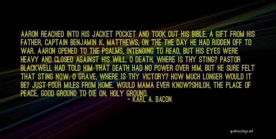 Intending Quotes By Karl A. Bacon Intending Quotes By Karl A. Bacon