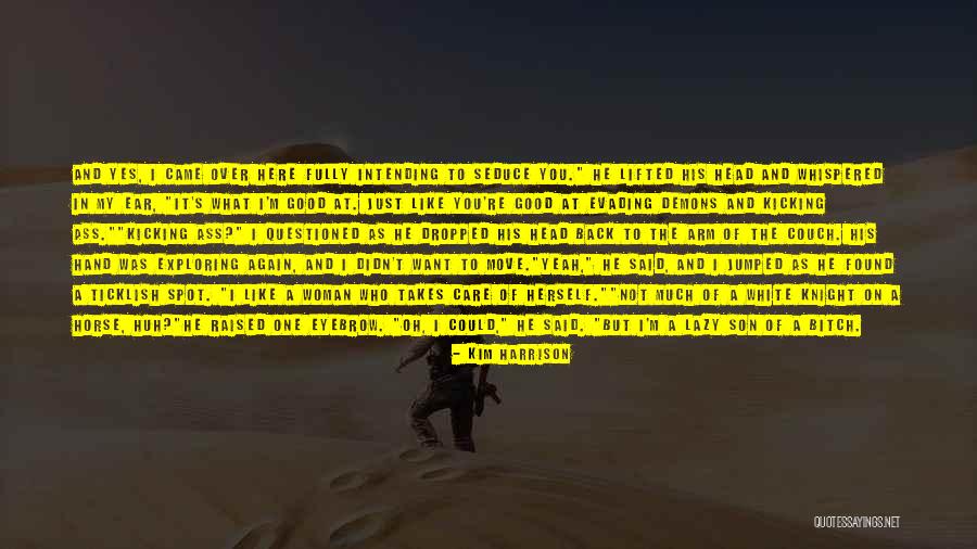 Intending Quotes By Kim Harrison Intending Quotes By Kim Harrison