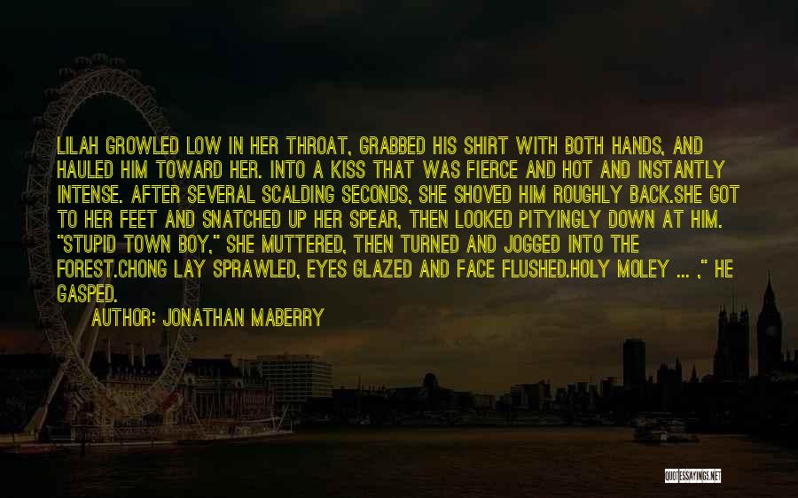 Intense Eyes Quotes By Jonathan Maberry