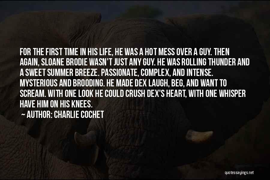 Intense Look Quotes By Charlie Cochet