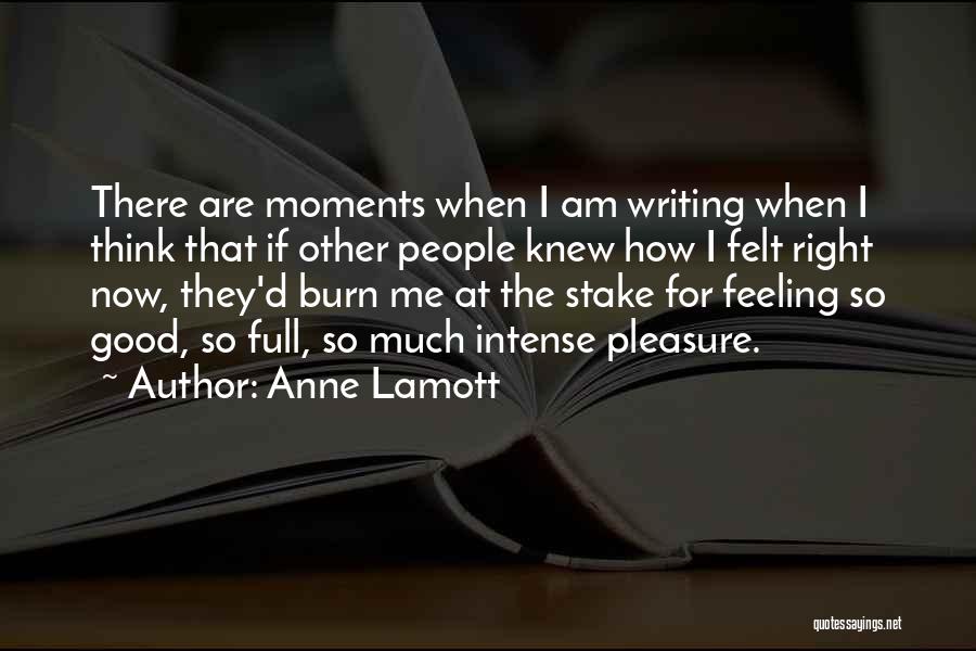 Intense Moments Quotes By Anne Lamott