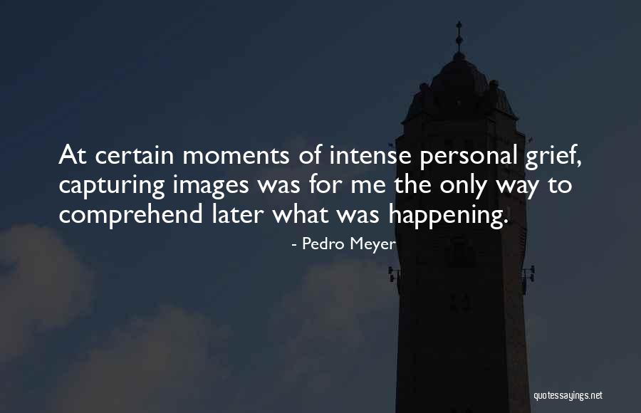 Intense Moments Quotes By Pedro Meyer