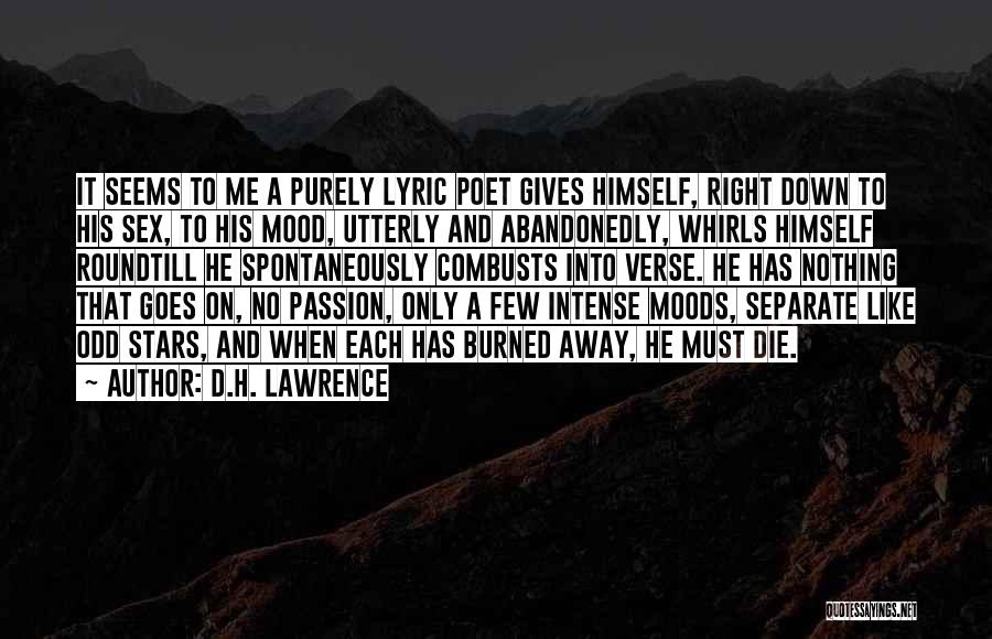 Intense Passion Quotes By D.H. Lawrence