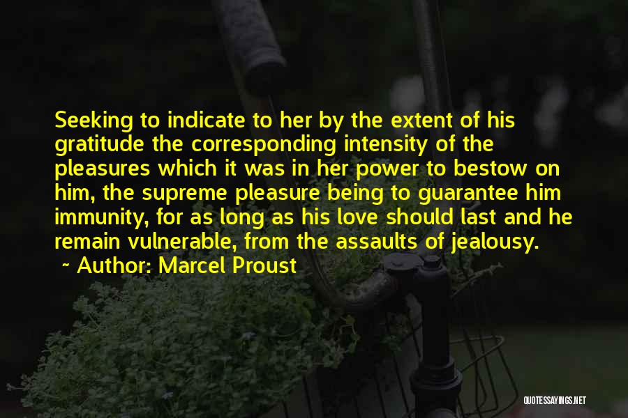 Intensity Of Love Quotes By Marcel Proust