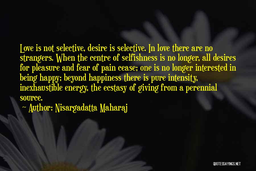 Intensity Of Love Quotes By Nisargadatta Maharaj