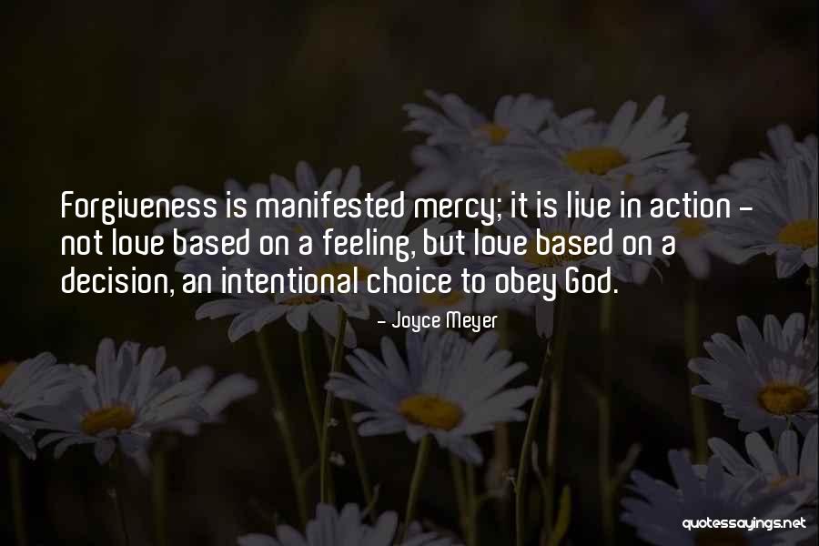 Intentional Love Quotes By Joyce Meyer