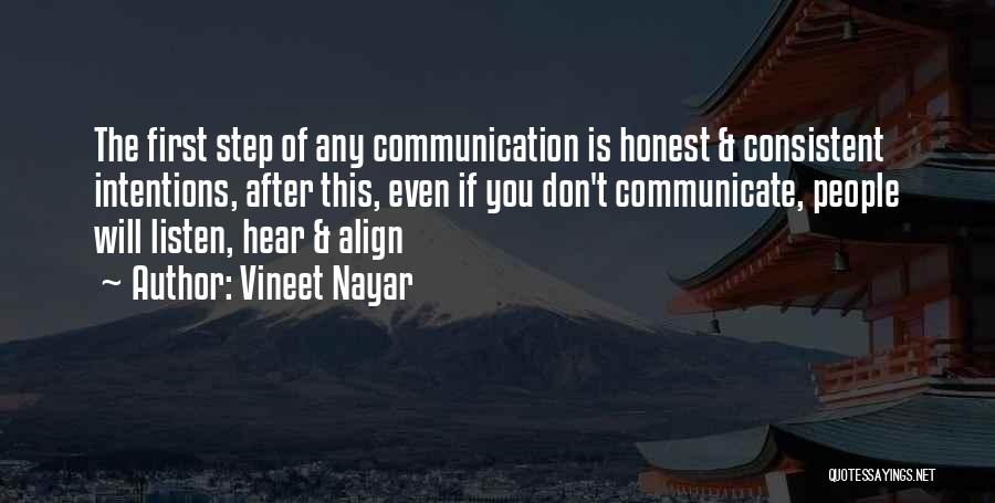 Intentions Quotes By Vineet Nayar