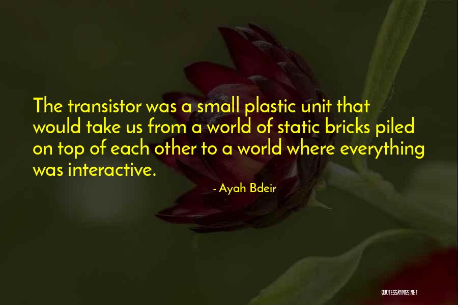 Interactive Technology Quotes By Ayah Bdeir Interactive Technology Quotes By Ayah Bdeir
