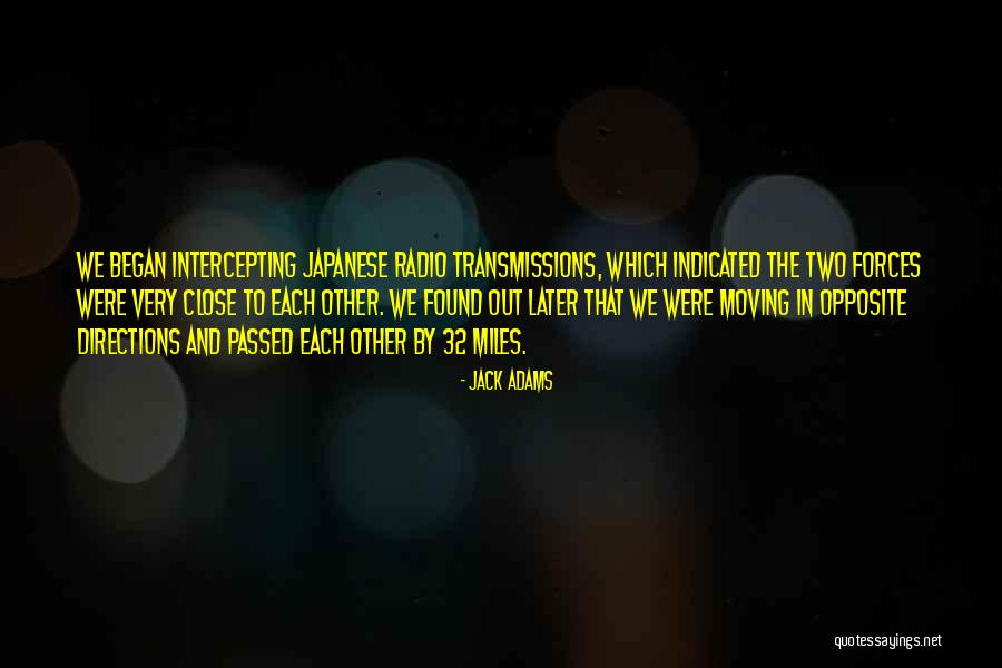 Intercepting Quotes By Jack Adams