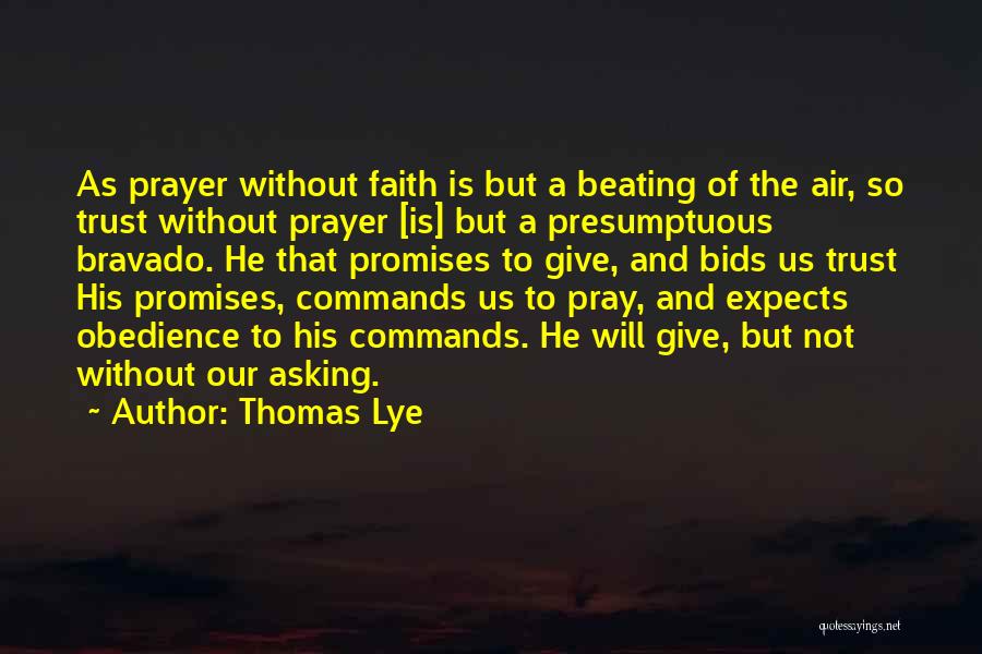 Intercession Prayer Quotes By Thomas Lye