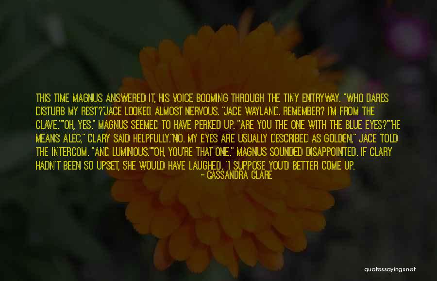 Intercom Quotes By Cassandra Clare Intercom Quotes By Cassandra Clare